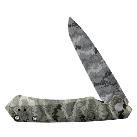 CASE CUTLERY Knife, Case Digital Camo Custom Kinzua DLC-Coated Camo Spear Blade 64635